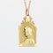 Pendentif Médaille ancienne Vierge en or jaune 58 Facettes 21-593B