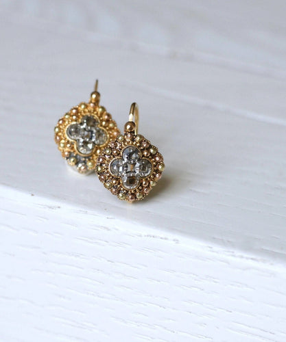 Boucles d'oreilles Boucles d'oreilles Charles X diamants 58 Facettes