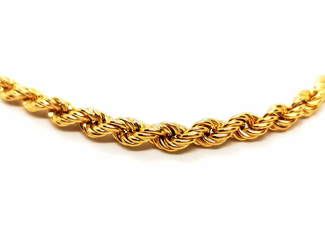 Collier Collier Maille torsadée Or jaune 58 Facettes 1649341CN