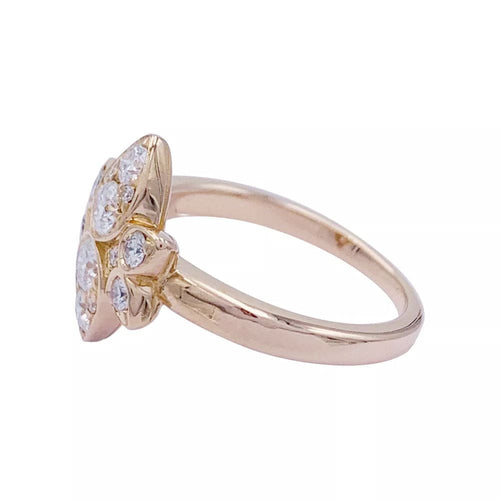Bague 47 Bague Cartier, "Inde Mystériseuse", or rose, diamants. 58 Facettes 32433