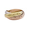 Bague 50 Bague Cartier, Trinity", trois ors. 58 Facettes 32779