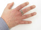 Bague 65 bague CARTIER tank francaise or blanc 18k 58 Facettes 258021