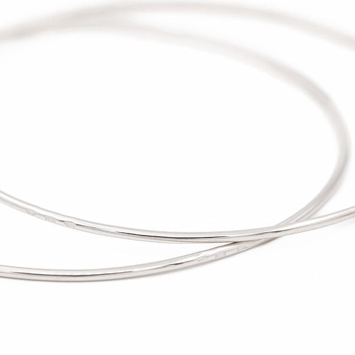 Bracelet Bracelet Jonc Or blanc 58 Facettes 2360853CN