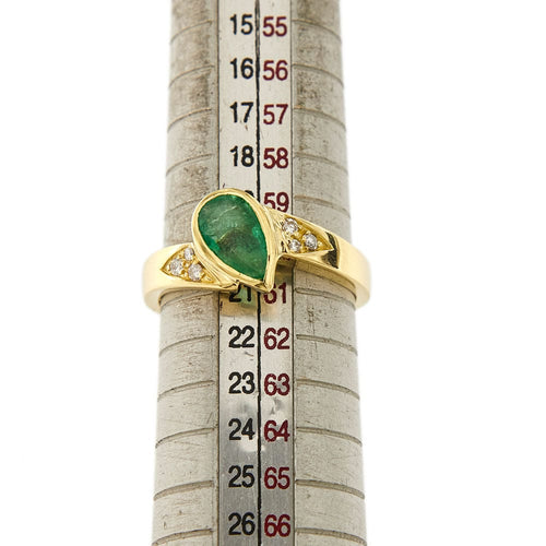 Bague 61 Bague émeraude diamants 58 Facettes 24033