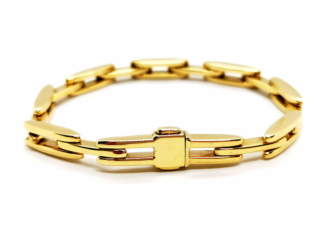 Bracelet Bracelet Maille grain de riz Or jaune 58 Facettes 1292208CN