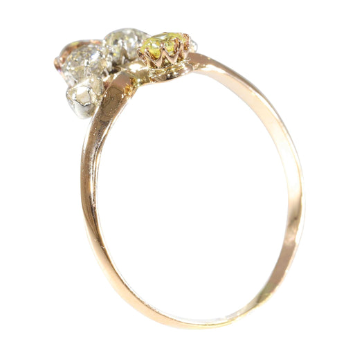 Bague 66 Bague  diamants de couleur 58 Facettes 23271-0594