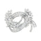 Broche Broche "Volute" en platine or blanc, diamants. 58 Facettes 31490