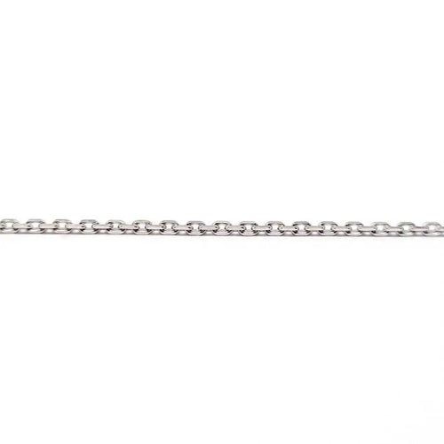 Collier Collier solitaire en or blanc, émeraude 58 Facettes