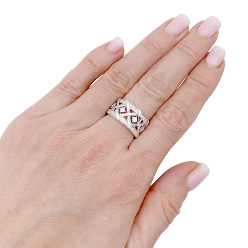 Bague 53 Bague Dior "My Dior", or blanc et diamants. 58 Facettes 33302