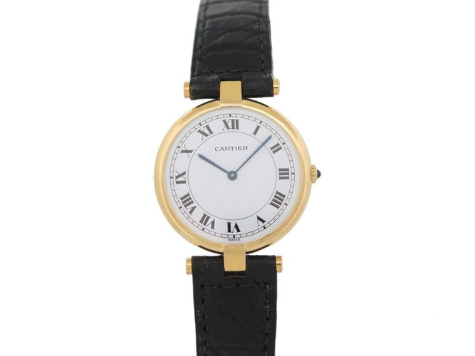 Montre vintage montre CARTIER vendome 30 mm or jaune 18k quartz ss garantie 58 Facettes 253166