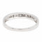 Bague 51 Bague Demi alliance Or blanc Diamant 58 Facettes 2295226CN