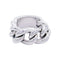 Bague 52 Bague Dior, "Gourmette", or blanc et diamants. 58 Facettes 33190