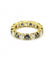 Bague 54 / Or 750‰ Alliance américaine Diamants et Saphirs 58 Facettes 230006SP