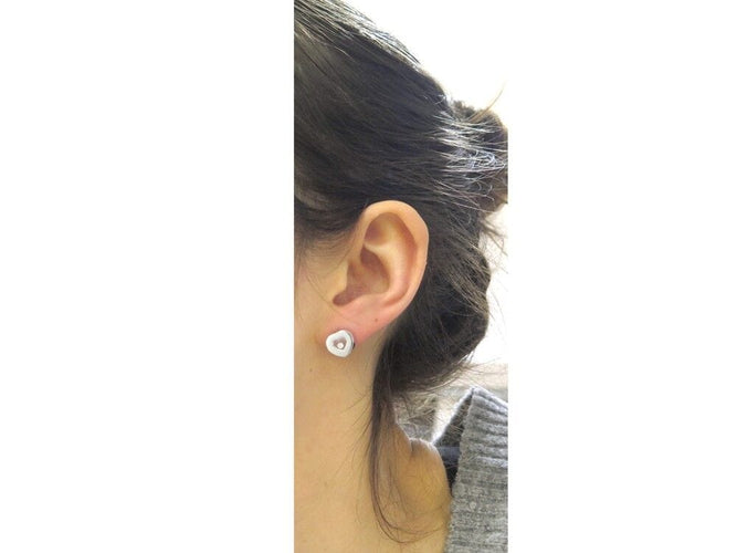 Boucles d'oreilles boucles d'oreilles CHOPARD happy or blanc 58 Facettes 255574