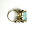 Bague Énorme bague aigue-marine de 35 ct, taille émeraude. 58 Facettes