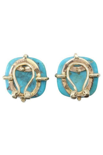 Boucles d'oreilles BOUCLES D'OREILLES TURQUOISES 58 Facettes 069531