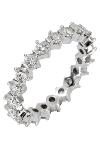 Bague ALLIANCE MODERNE DIAMANTS 58 Facettes 048791