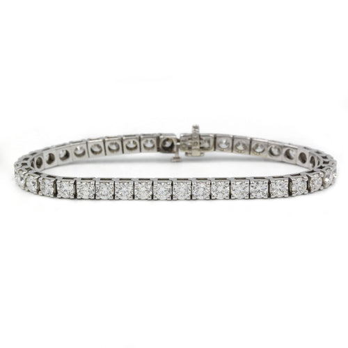 Bracelet Bracelet en or blanc, diamants 58 Facettes 230030SP