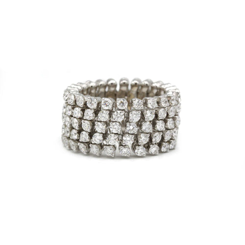 Bague Bracelet - Or et Diamants 58 Facettes 240032R