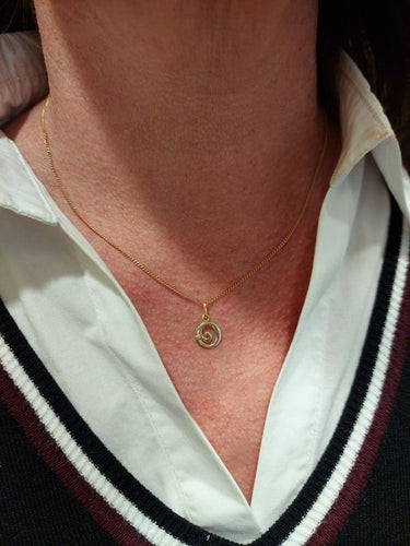 Pendentif Pendentif Spirale Or jaune Diamant 58 Facettes 080131