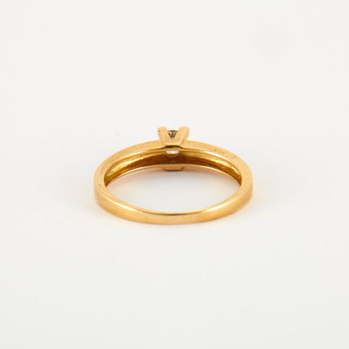 Bague 52 Bague en Or jaune & diamants 58 Facettes