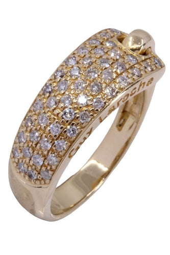 Bague 52 GUY LAROCHE - BAGUE CEINTURE DIAMANTS 58 Facettes 073931