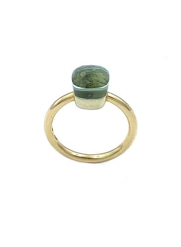 Bague POMELLATO. Bague Nudo petit modèle or rose et prasiolite 58 Facettes