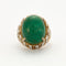 Bague 56 Bague Emeraude cabochon diamants 58 Facettes