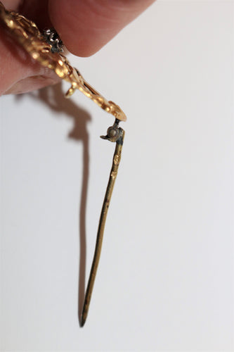 Broche Broche-Pendentif or jaune Art Nouveau 58 Facettes 447