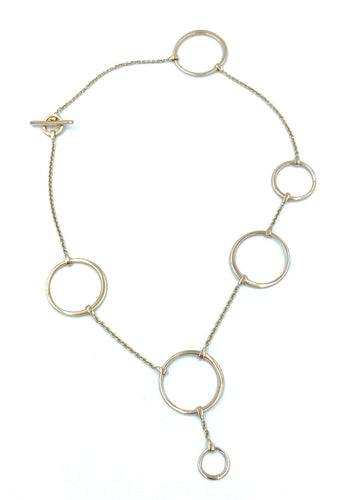 Collier Collier géométrique or rose 58 Facettes