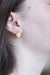 Boucles d'oreilles Dormeuses anciennes en or jaune et perle 58 Facettes