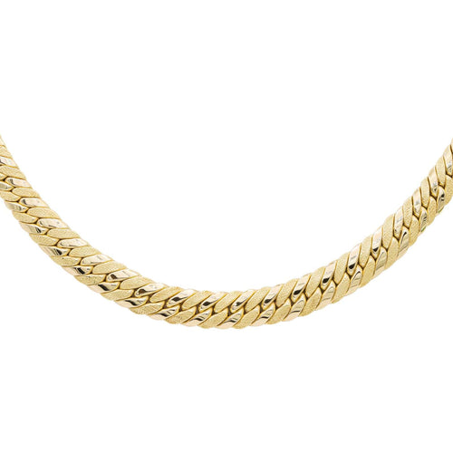 Collier Caplain Saint André Collier Maille anglaise Or jaune Saphir 58 Facettes 2216830CN