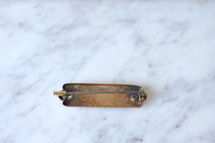 Broche Broche ancienne "Fidèle", Or rose et Diamants 58 Facettes