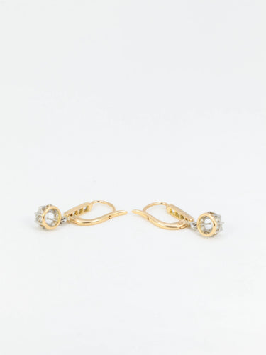 Boucles d'oreilles Dormeuses Diamants 58 Facettes 719