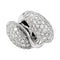 Boucles d'oreilles Boucles d'oreilles Pomellato or blanc, pavage diamants. 58 Facettes 30964