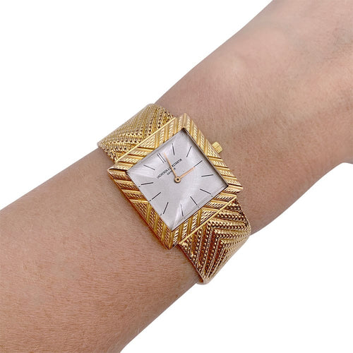 Montre Montre vintage Vacheron Constantin, or jaune. 58 Facettes 32234