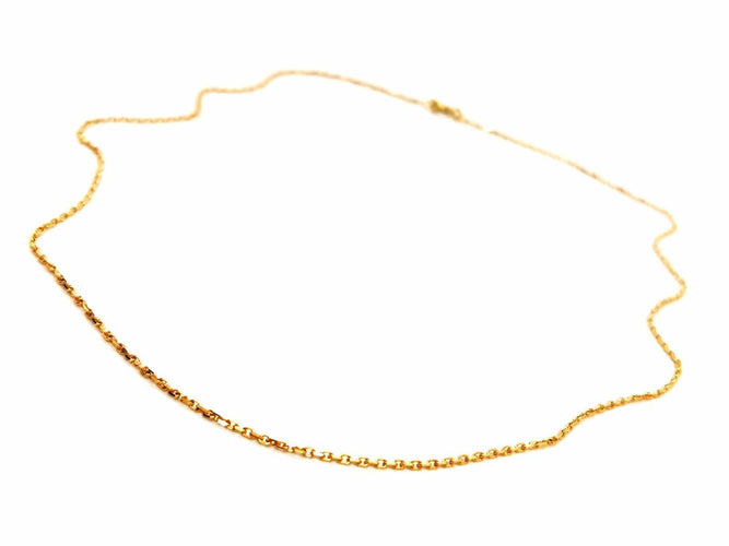 Collier Collier Maille forçat Or jaune 58 Facettes 1783119CN