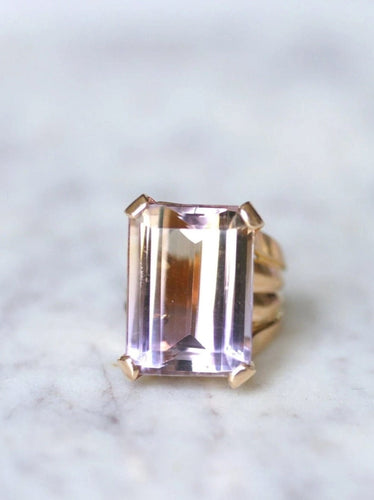 Bague Bague cocktail vintage amétrine 58 Facettes