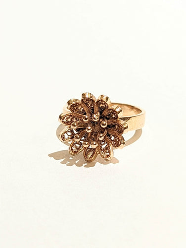 Bague Bague fleur en or rose 58 Facettes