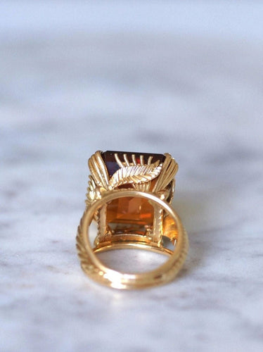 Bague de cocktail saphir synthétique 58 Facettes