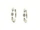 Boucles d'oreilles boucles d'oreilles DJULA creoles en or blanc 18k et diamants 58 Facettes 254315