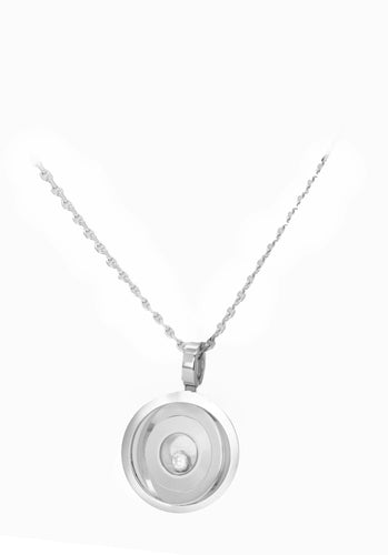 Collier Collier CHOPARD Happy Spirit en Or Blanc 750/1000 58 Facettes 61313-57147