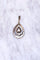 Collier Collier pendentif goutte ancien or et argent, diamants taille rose 58 Facettes