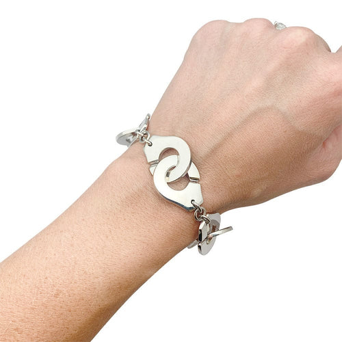Bracelet Bracelet Dinh Van "Menottes R20" en argent. 58 Facettes 31826
