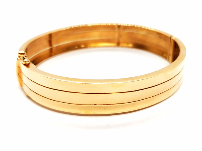 Bracelet Bracelet Jonc Or jaune 58 Facettes 1752333CN