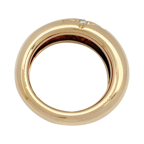 Bague 54 Bague Chaumet, "Anneau", en or jaune, diamants. 58 Facettes 32012