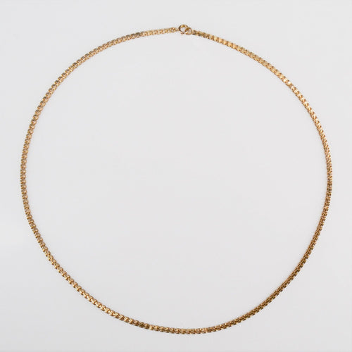 Collier Chaine or jaune maille Y ancienne 58 Facettes 22-415