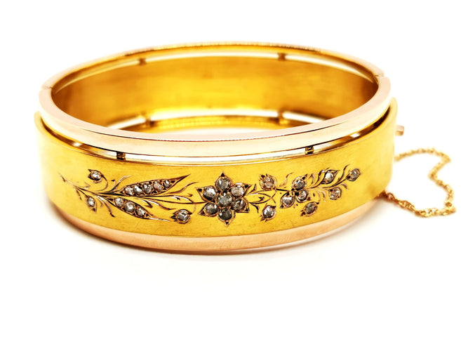 Bracelet Bracelet Manchette Or jaune Diamant 58 Facettes 1467699CN