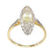 Bague 58 bague marquise diamants perles Art Déco 58 Facettes 23271-0581