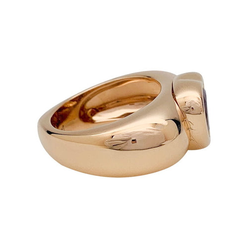 Bague 59 Bague Piaget, "Coeur", or rose, rhodolite. 58 Facettes 31256